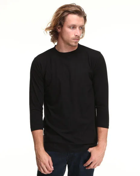Three Quarter Casual Elbow-length Sleeve Shirts For Men - Buy Three ...