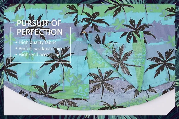 Factory direct dubai wholesale tropical clothes men hawaiian shirts vintage