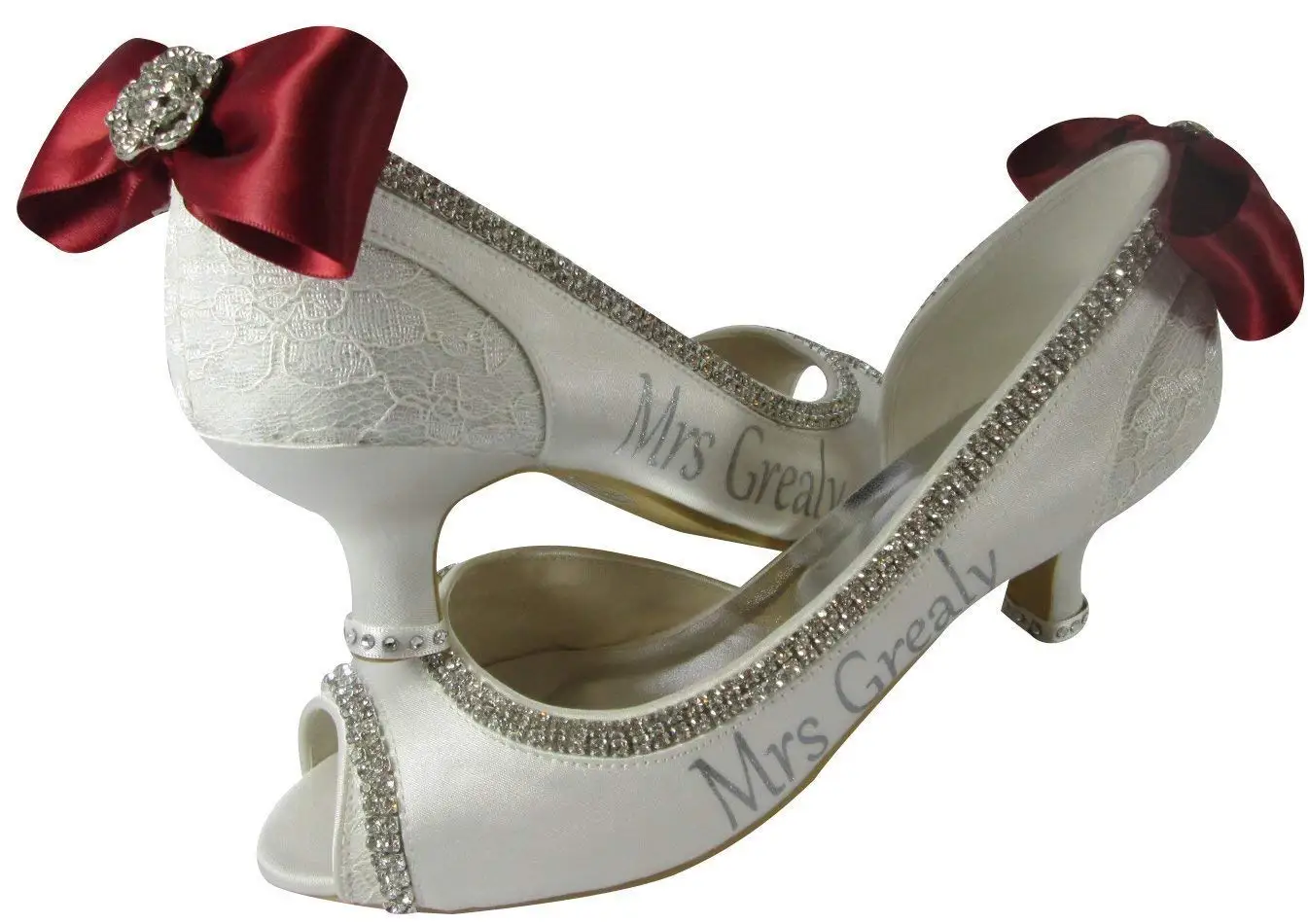silver 2 inch heels for wedding