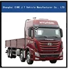 HYUNDAI 6*6*4.2.5T Closed type container cargo truck with hydraulic ramp/ Transport Van truck