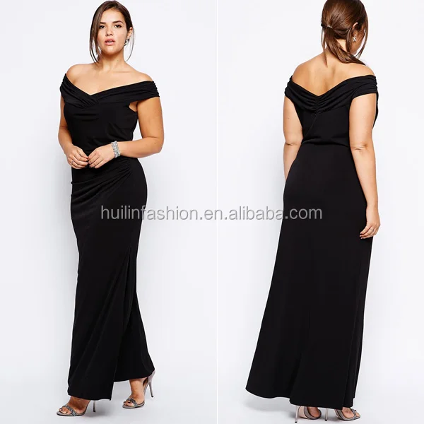 evening dress for chubby ladies