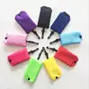Cellphone pouch shaped folding reusable supermarket eco friendly polyester foldable tote shopping bag