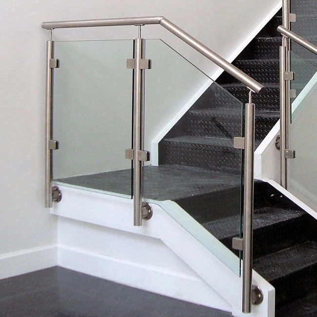 Balustrades & Handrails, Stainless steel Baluster post glass railing ...