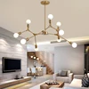 New Style Nordic Modern Iron Chandelier American Creative Magic Bean Pendant Chandelier Light
