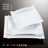 Hot Sale White Square Shape Ceramic Tableware Set /Hotel Porcelain Dinnerware Plate Set Nice Design Porcelain Tableware