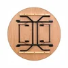 Wholesale Dia.60'' Round Plywood Folding Banquet Event Tables