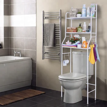 3 Shelves Space Saving Bathroom Shelving Unit Over The Toilet Storage Rack Toilet Storage Rack Buy 3 Shelves Space Saving Bathroom Shelving