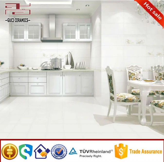 30X60 super blanco de china cocina azulejo de cerámica de pared
