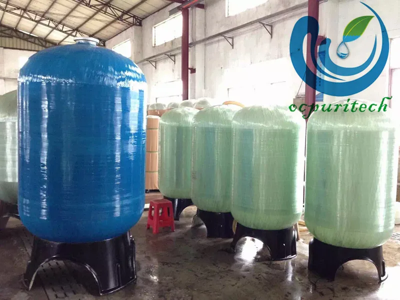 500 LPH activated carbon filter FRP water Tank