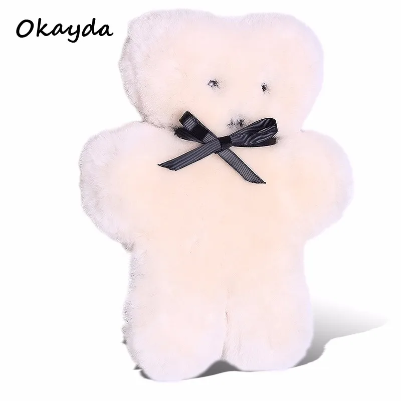 flat sheepskin teddy bear