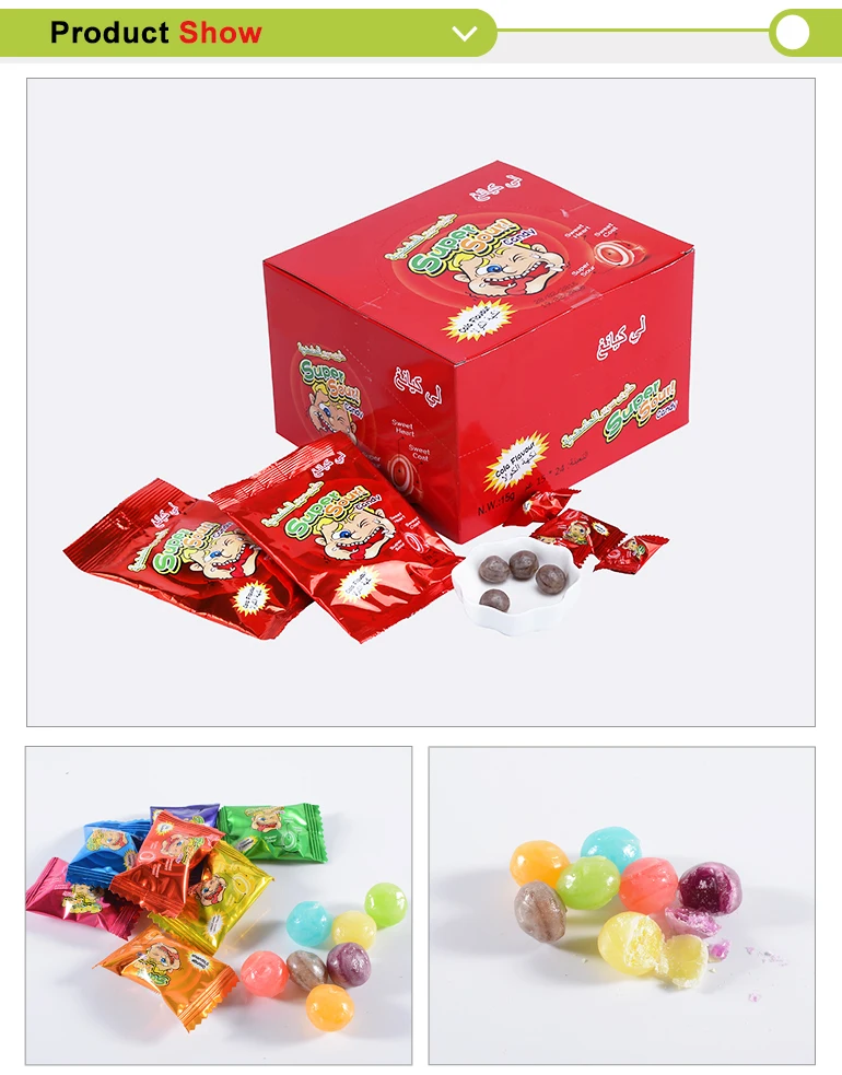 Box Packing Japanese Hard Candy Super Sour Fizzy Coca Soda Candy Pepsi