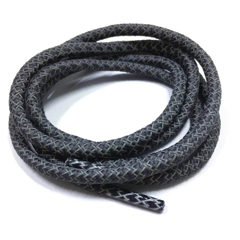 Wholesale boot use colorful reflective rope laces for sale