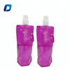 High quality reusable plastic stand up energy drink spout pouch with zipper