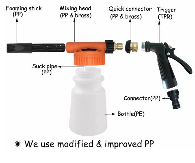 Diy Car Washer Snow Foam Sprayer Gun Buy Car Washer Foam Gun,Snow
