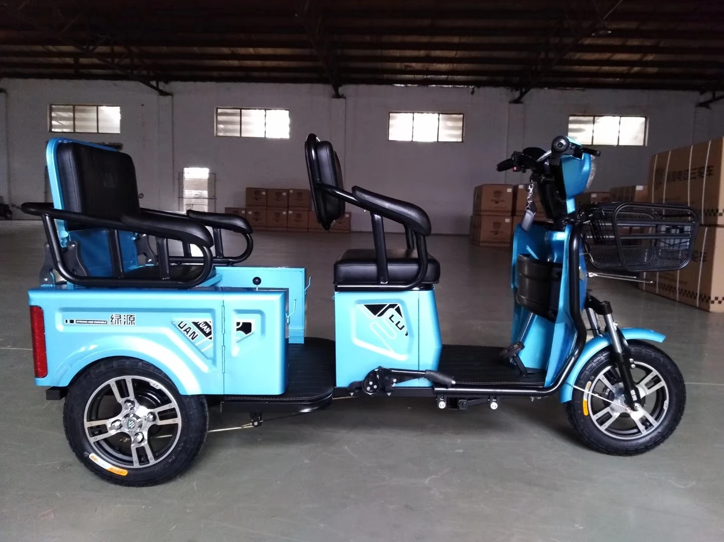 New Model Elderly Use Small Cargo Electric Tricycle With Passenger Seat