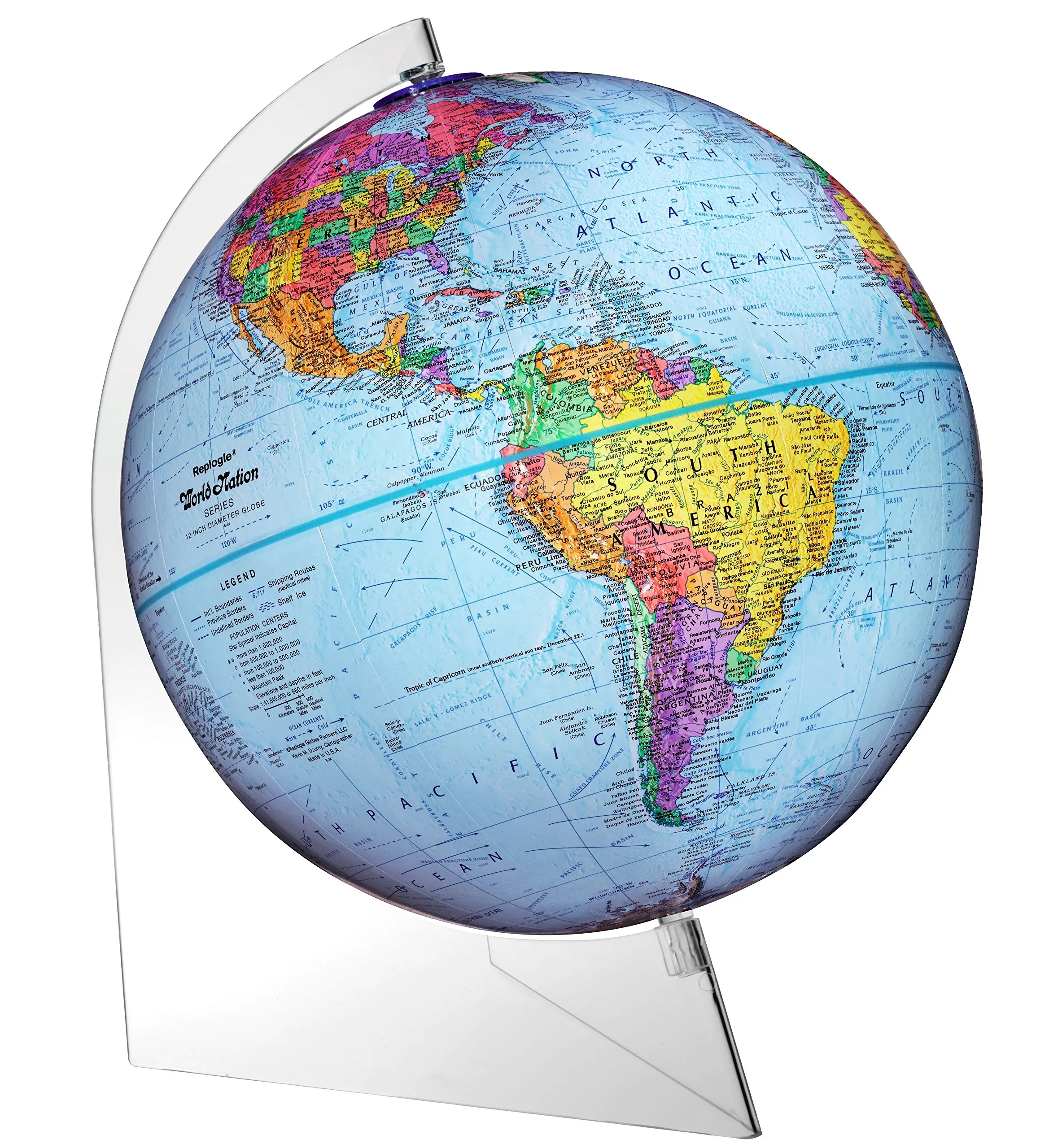 World globe map - counterkda