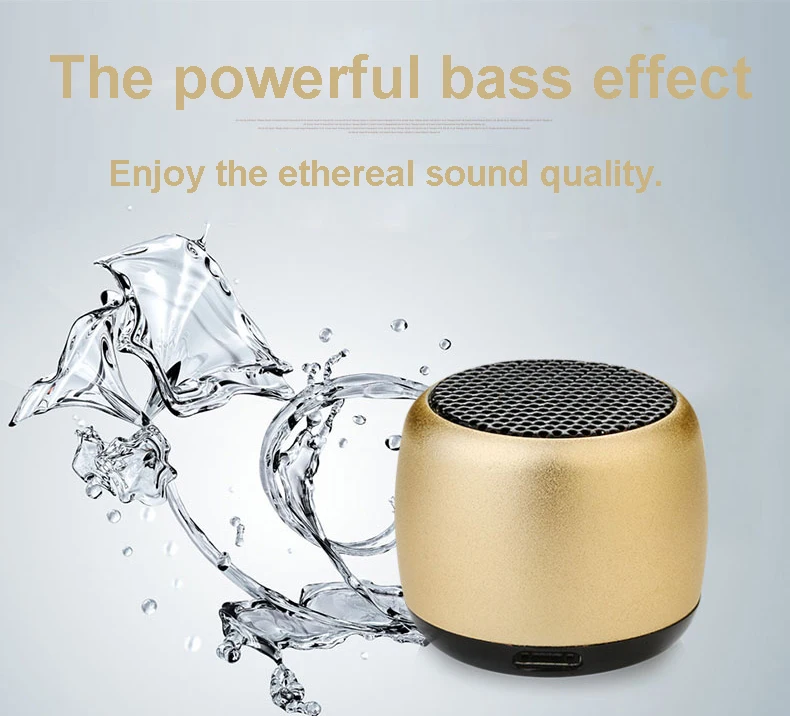 Wireless Bluetooth Speaker Mini Speaker Outdoor Walkman Mp3 Subwoofer