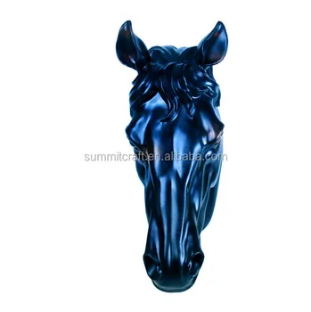 Custom Resin Wall Art Horse Head Decor Sculpture Custom Resin Wall Art Horse Head Decor Sculpture