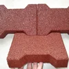 Driveway interlocking recycled/reclaimed rubber paving blocks