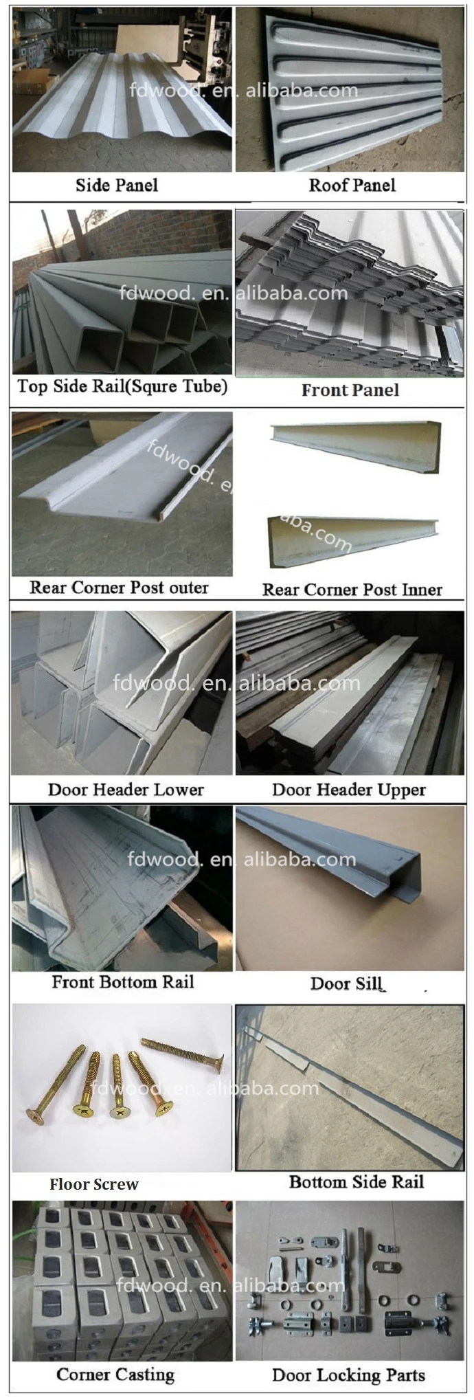 Full Range Of China Dry Container Spare Parts,Apitong Container Floor