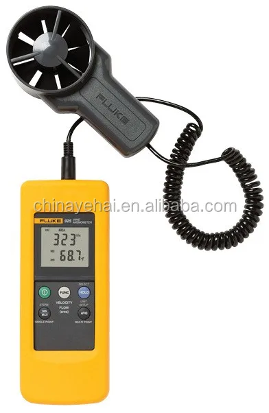 Fluke-925 Impeller Anemometer,Wind Speed Air Flow Velocity 