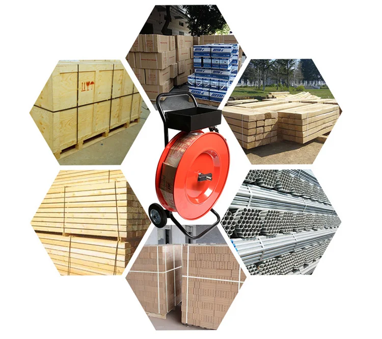 Factory Cheapest Steel Dispensers Strapping For Trailers/pp Strap Hand