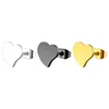 Small Huggie Mini Heart Gold Plated Stud Earring Gift Jewelry