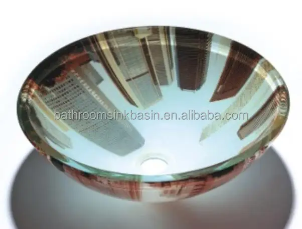 Venta al por mayor lavamanos en vidrio templado para baño-Compre online
