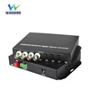 4CH Video Data Optical Fiber Media Converters Transmitter/Receiver CCTV Cameras