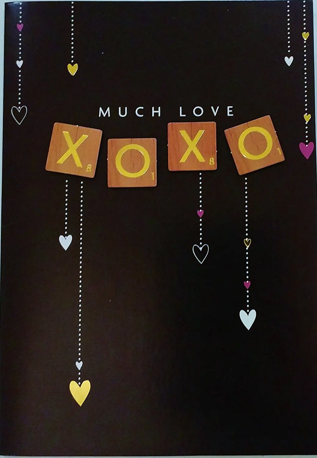 Much Love XOXO - "There's nothing I want more than to share this Valentine's Day with You!" - Premium Greeting Card (Husband Wife Boyfriend Girlfriend)