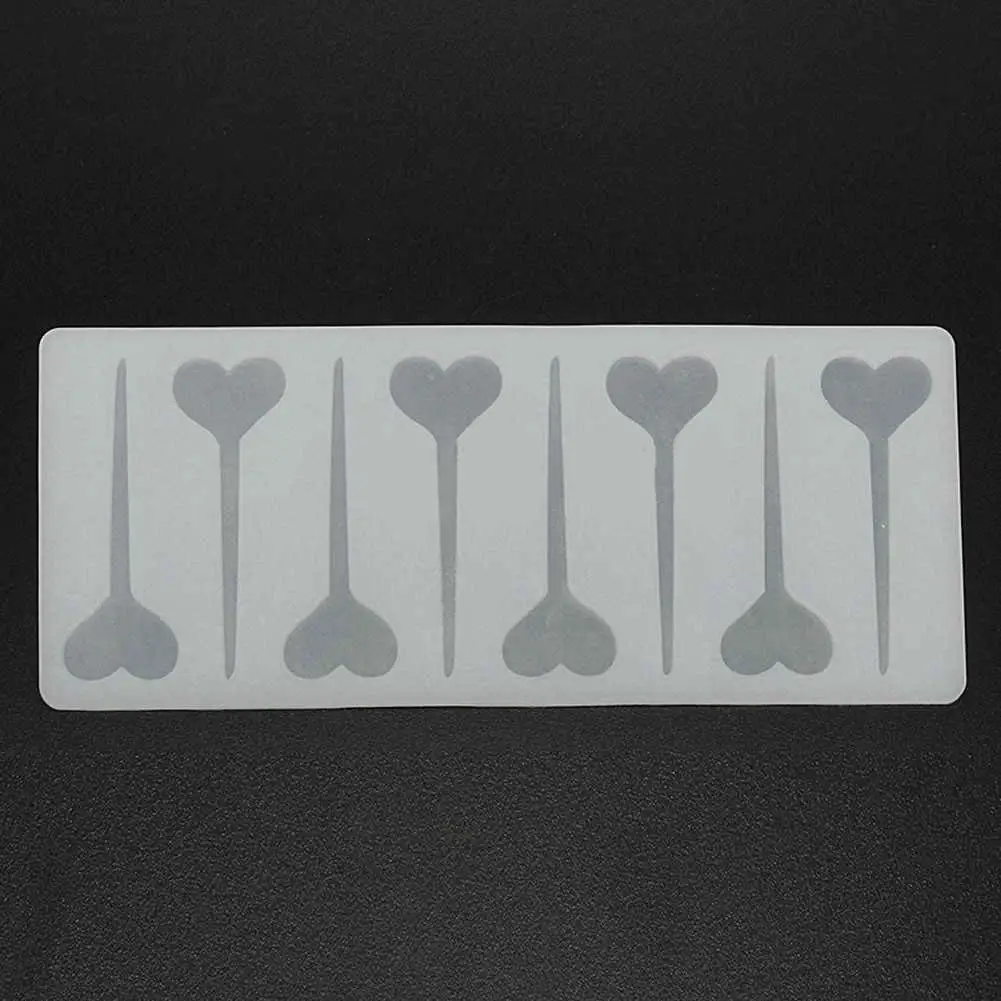 Cake Mould, Neaer Chocolate Card 8 Cavity Silicone Star Fondant Chocolate Fence Picks Cake DIY Mold For Baking Decorative Tools