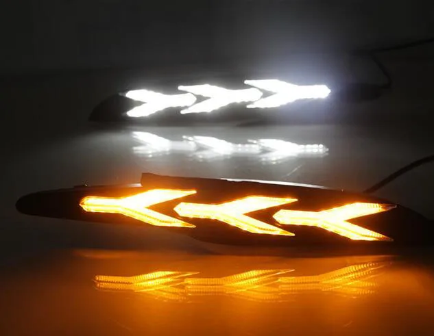 2018 car specific led Daytime running light for Mazda 3 Axela with yellow light