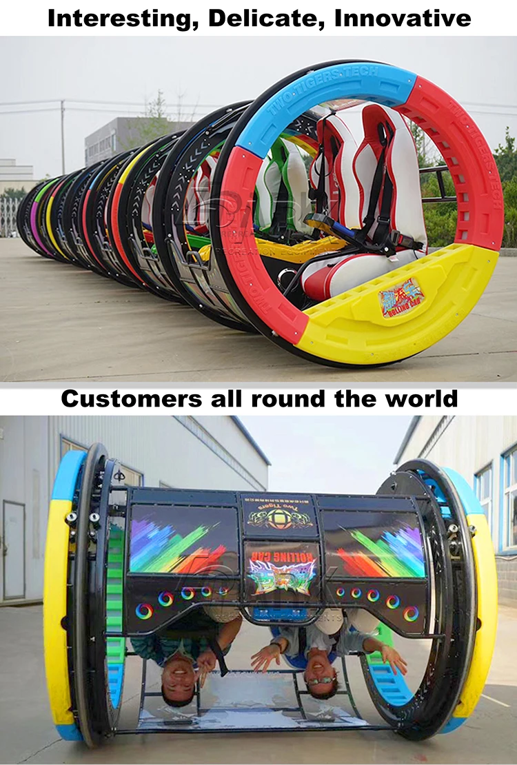 Amusement park kid rides rolling car game machine high quality happy car