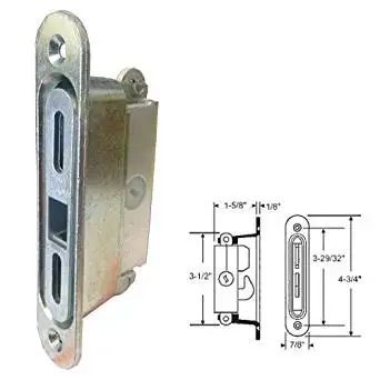 Buy Stb Sliding Glass Patio Door Lock Mortise Type 3 11 16