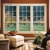Cheap price pvc window sliding window office upvc sliding glass window material