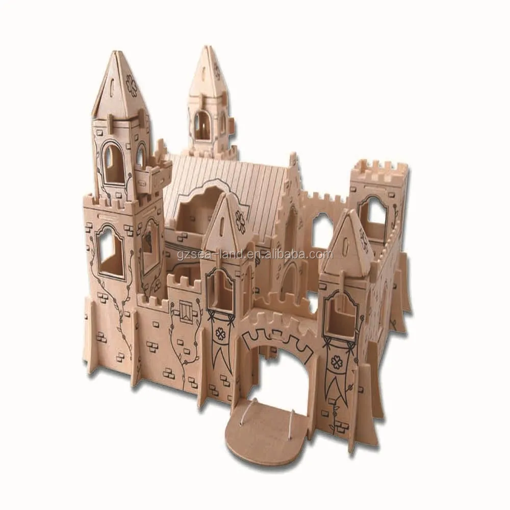 wooden princess castle