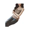 2019 Spring / Summer New Korean Solid Color Knitted Shirt Solid Color Backing Shirt Thin Sling Sexy Vest Jacket