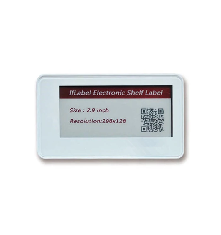 New Design Electronic Shelf Label Ble 5.0 Eink Display System 2.9inch