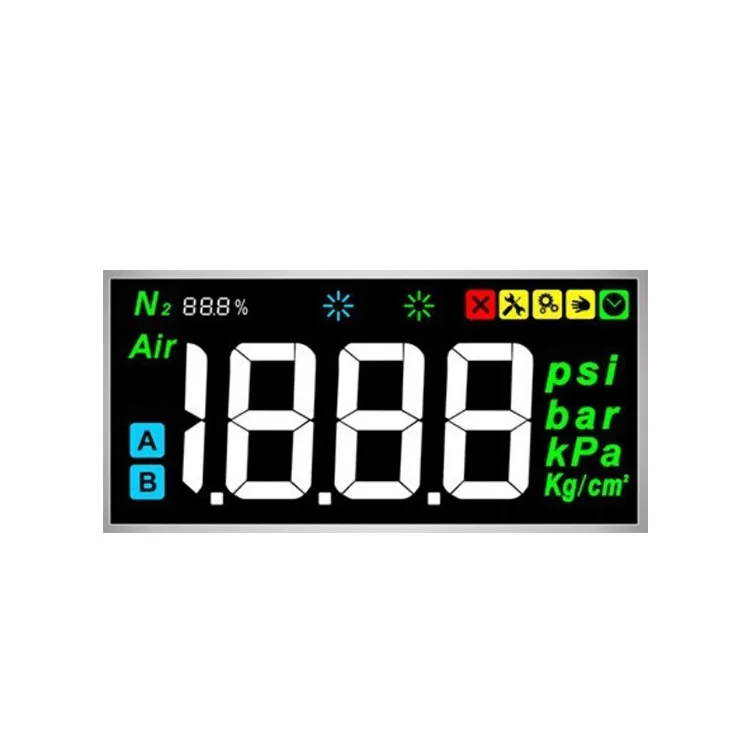 Сегментный дисплей. 4 Digit LCD. 4-Digit 7-segment LCD display.. ЖК сегментный.