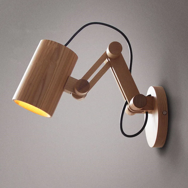Modern Wall Sconce Solid Wooden Wall Light For Home Lighting Buy