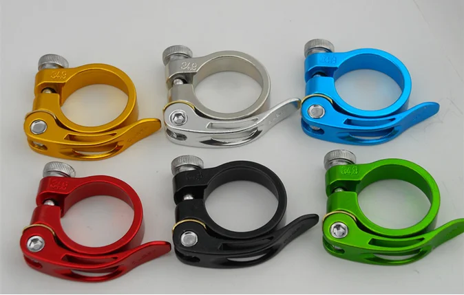 31.8/34.9mm Alloy Material Bicycle Saddle Clamp With Quick Release ...