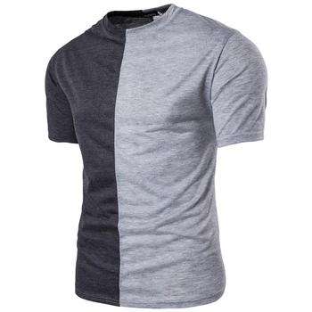Half Black Half White Long Line Tshirt Latest Shirts For Men Pictures ...