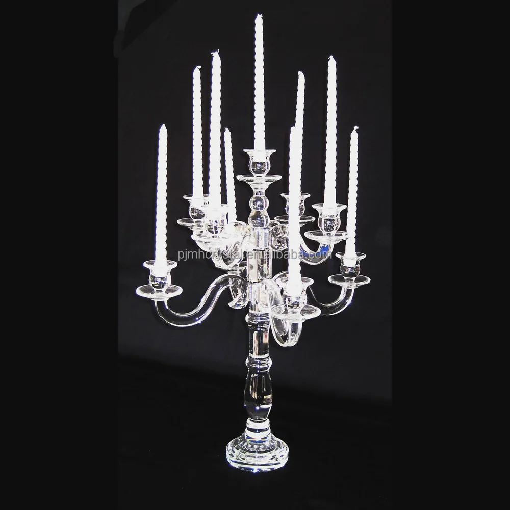 Large Crystal Candelabra/wedding Centerpiece Mhz0006 Buy Crystal