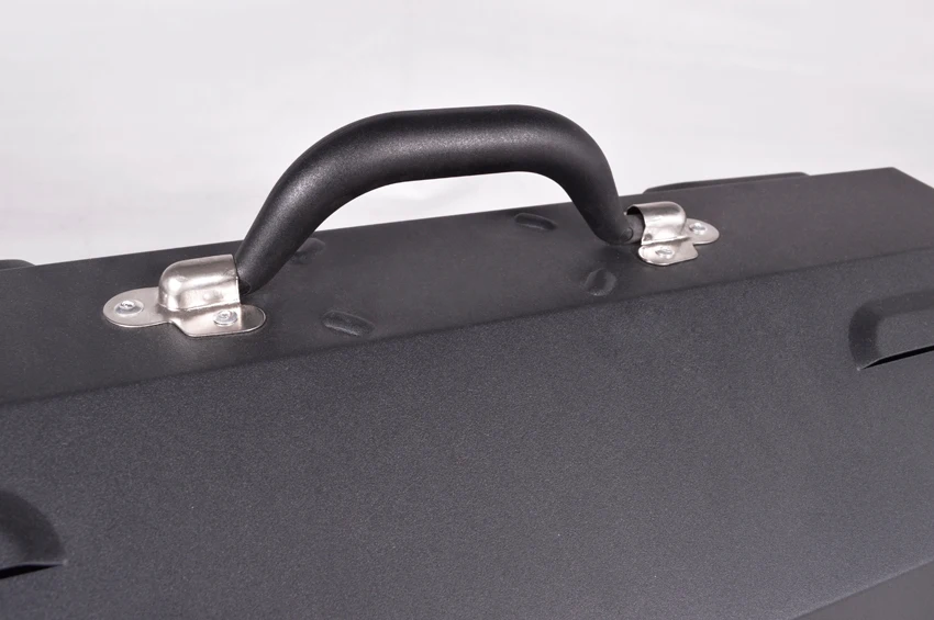 Customized Black Powder Coated Bucket Bbq Tool Box Grill Portable