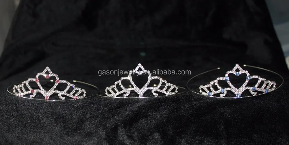 Yiwu Factory Wholesale Bulk Beatuiful Princess Rhinestone Tiaras Trendy Crowns And Tiaras Buy