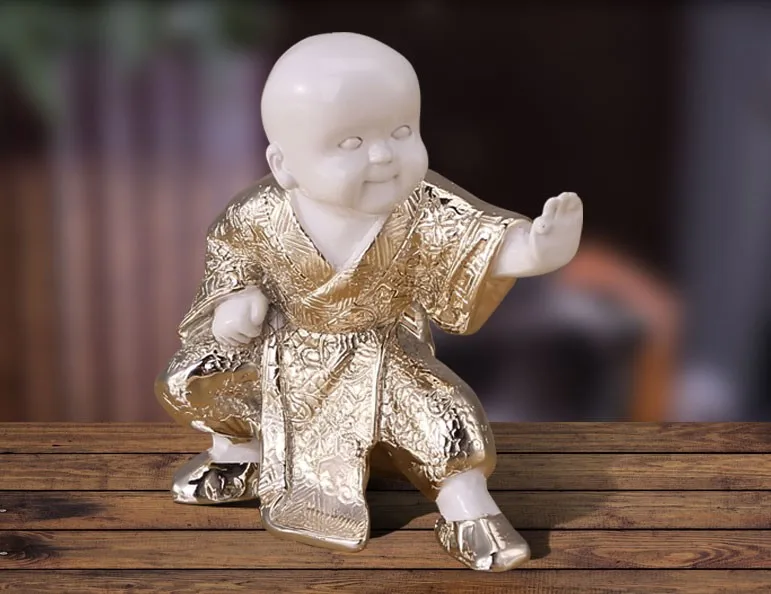 kung fu monk figurines