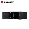 WALL MOUNTED 12u double section rear swing network server DVR rack cabinet