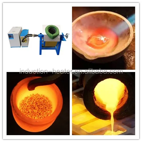 30 and 50 kg induction furnace for melting bronze