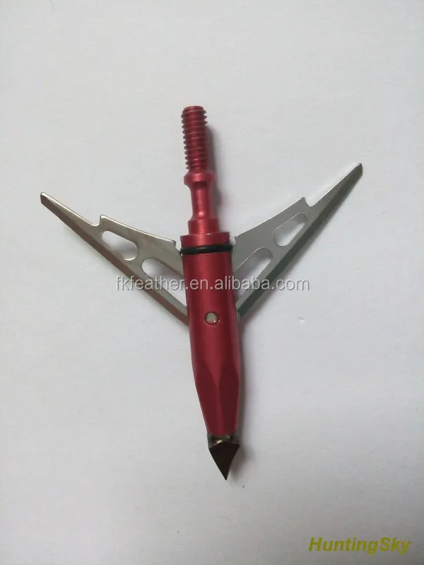 6/12 Pointes De Flèche SHARROW 4 Lames Fixes - 186 Grains Acier Inoxydable Pour Chasse (Arbalète, Carbone)