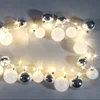 Christmas Decoration Ball Led Cluster Light String Chain Christmas Garland Light